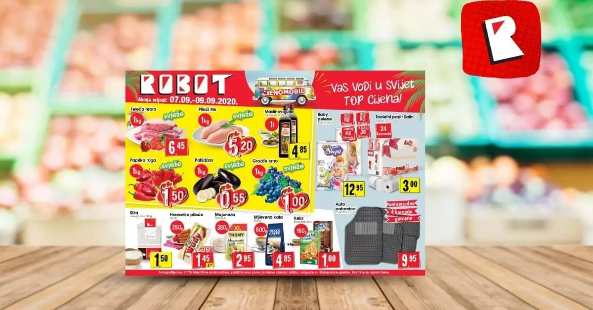 robot akcija za pocetak sedmice. najnize cijene robot. robot katalog. robot akcija. robot snizenje.