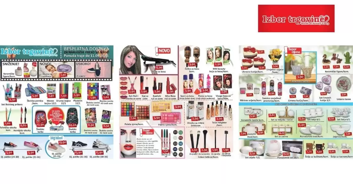 izbor trgovine akcijski katalog. snizenje. akcija. popust.