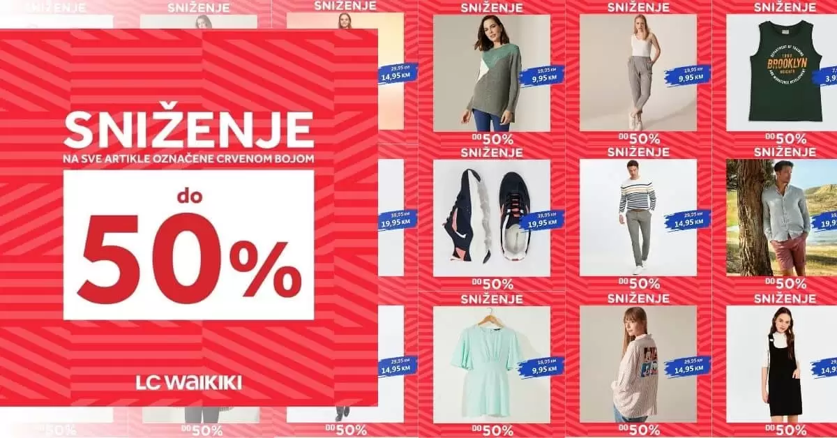 LC Waikiki SNIŽENJE do 50%! majica. farmerice. gdje kupiti farmerice. muska garderoba. djecija odjeca. haljinice. majice za djecake. suknja. sako-. kosulja.
