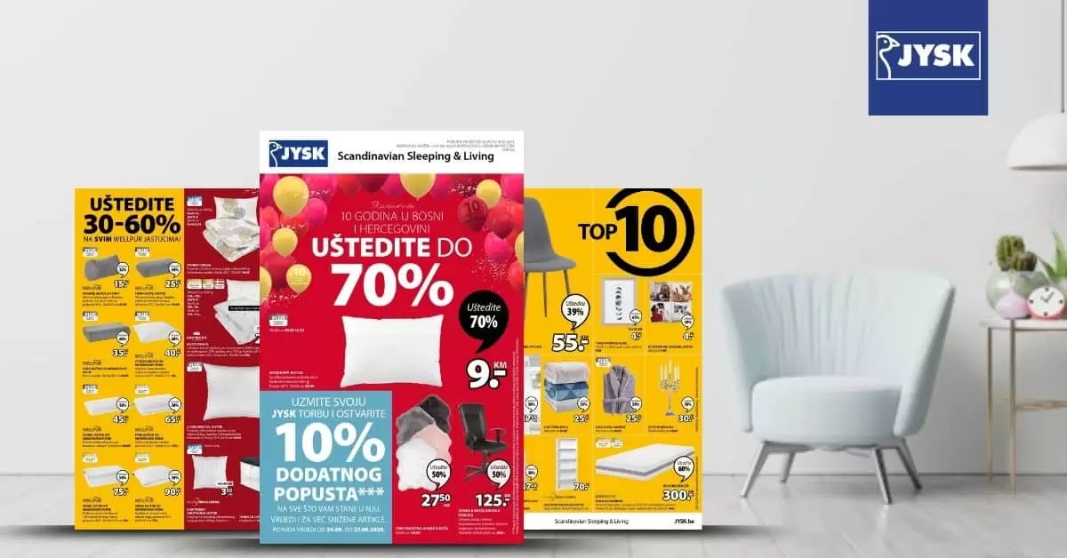 jysk akcijski katalog. jysk raspodaja. jysk snizenje. jysk popust. bade mantil