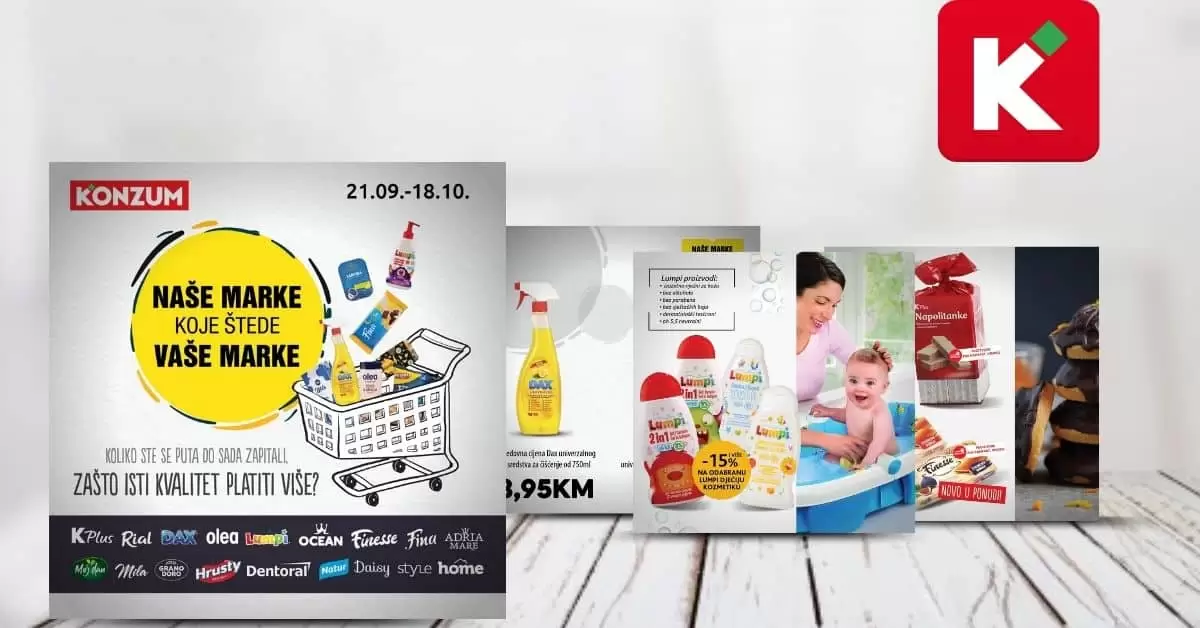 konzum katalog. konzum akcija. snizenje. akcija. popust.
