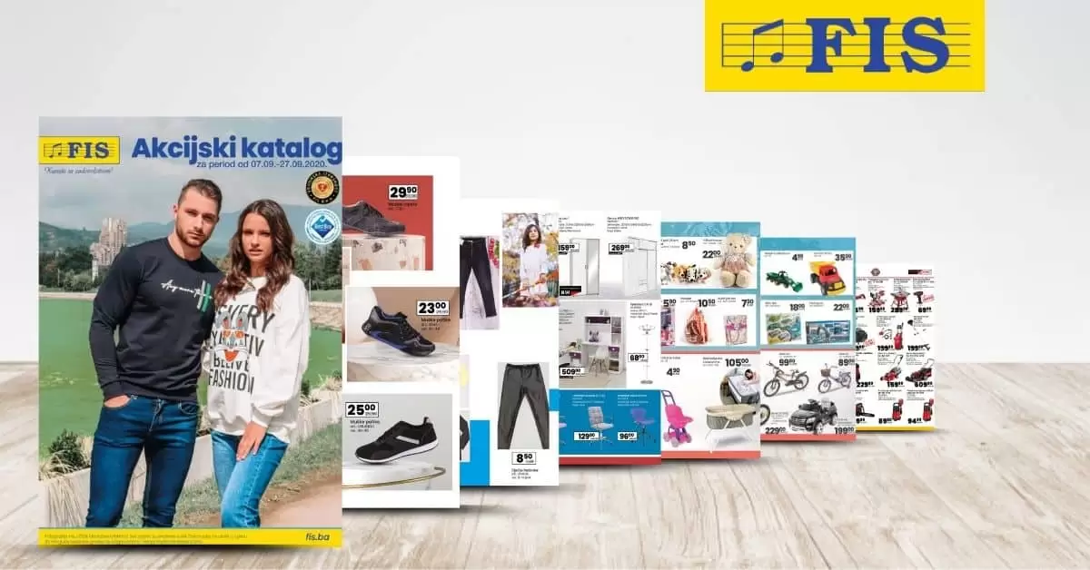 Fis akcijski katalog. snizenje. akcija. popust. snizeno.