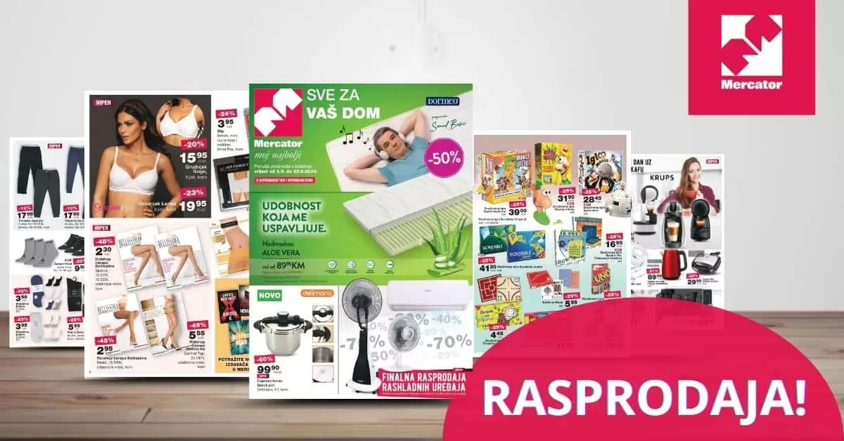 mercator katalog. mercator lozionicka. mercator sezonska raspodaja. televizori. led tv.
