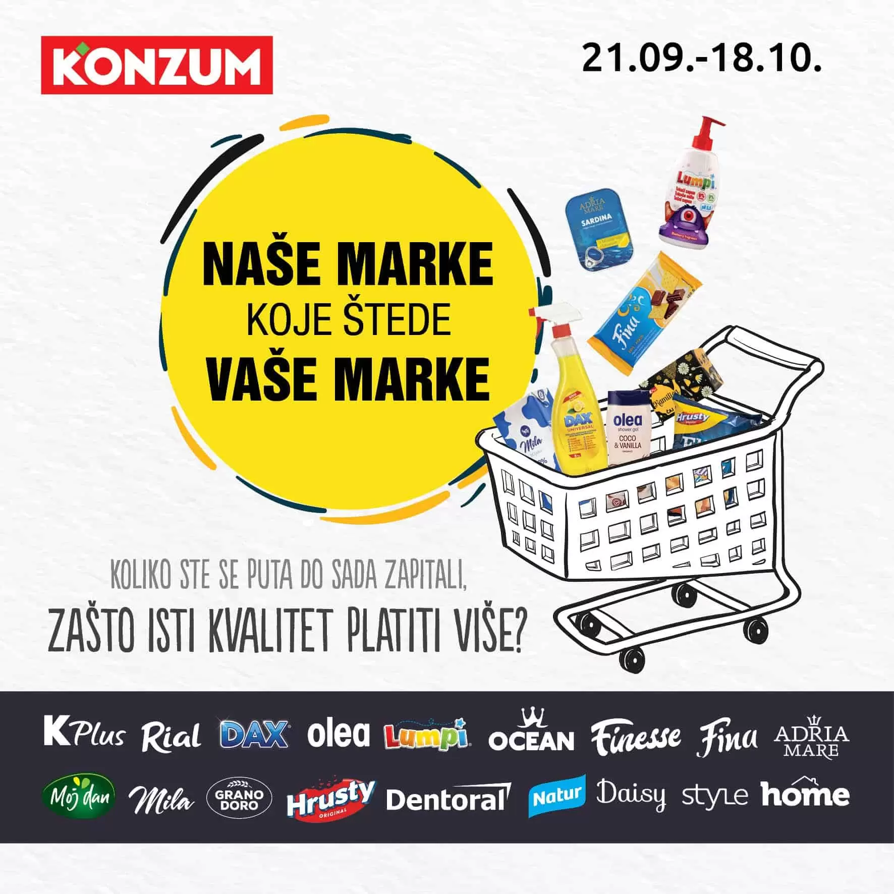konzum katalog. konzum akcija. snizenje. akcija. popust.