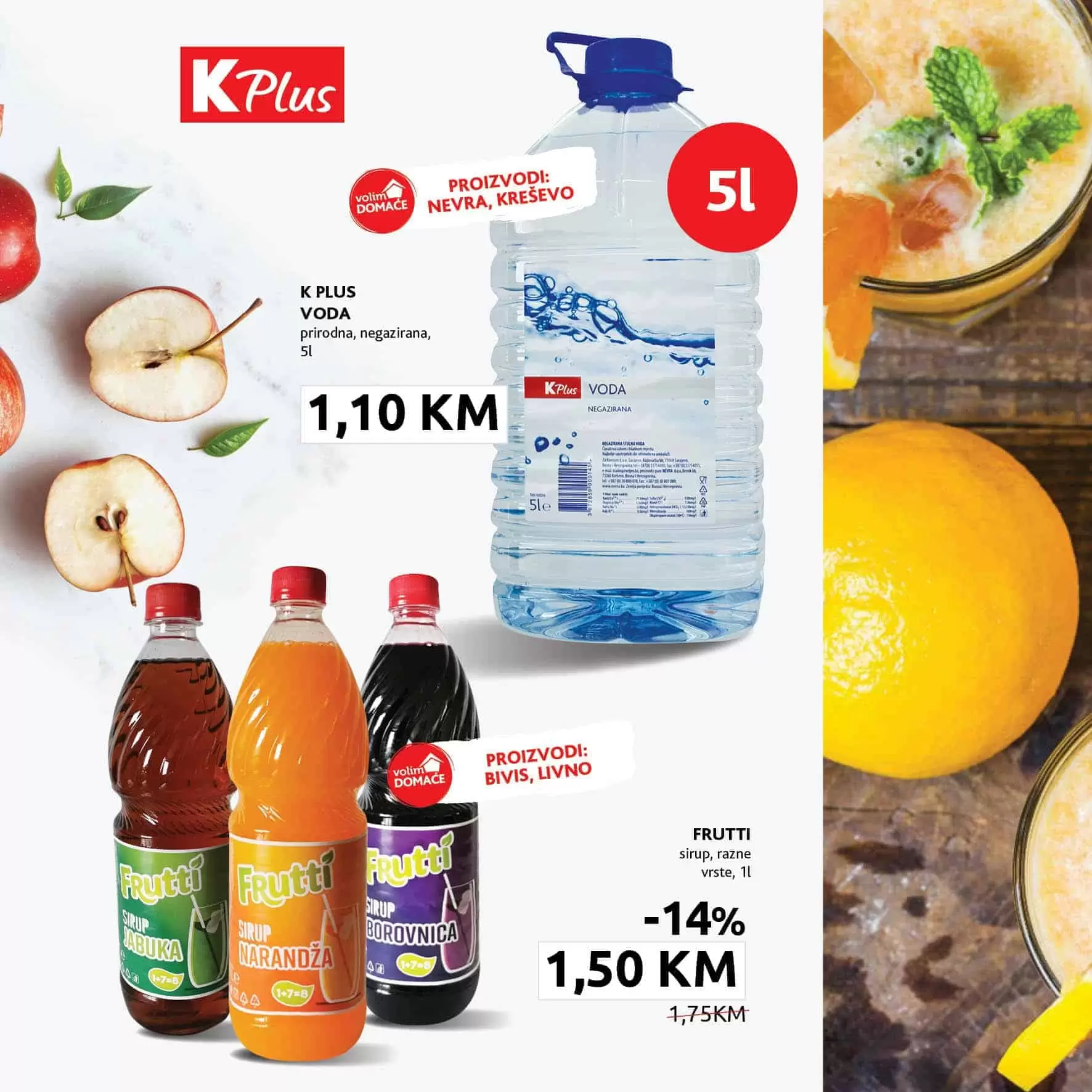 konzum katalog. konzum akcija. snizenje. akcija. popust.  voda.