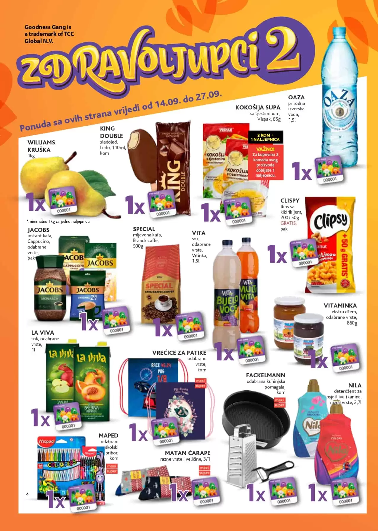 zdravoljupci. Konzum katalog. konzum snizenje.  vino. pivo. sok.bosanka kafa. n