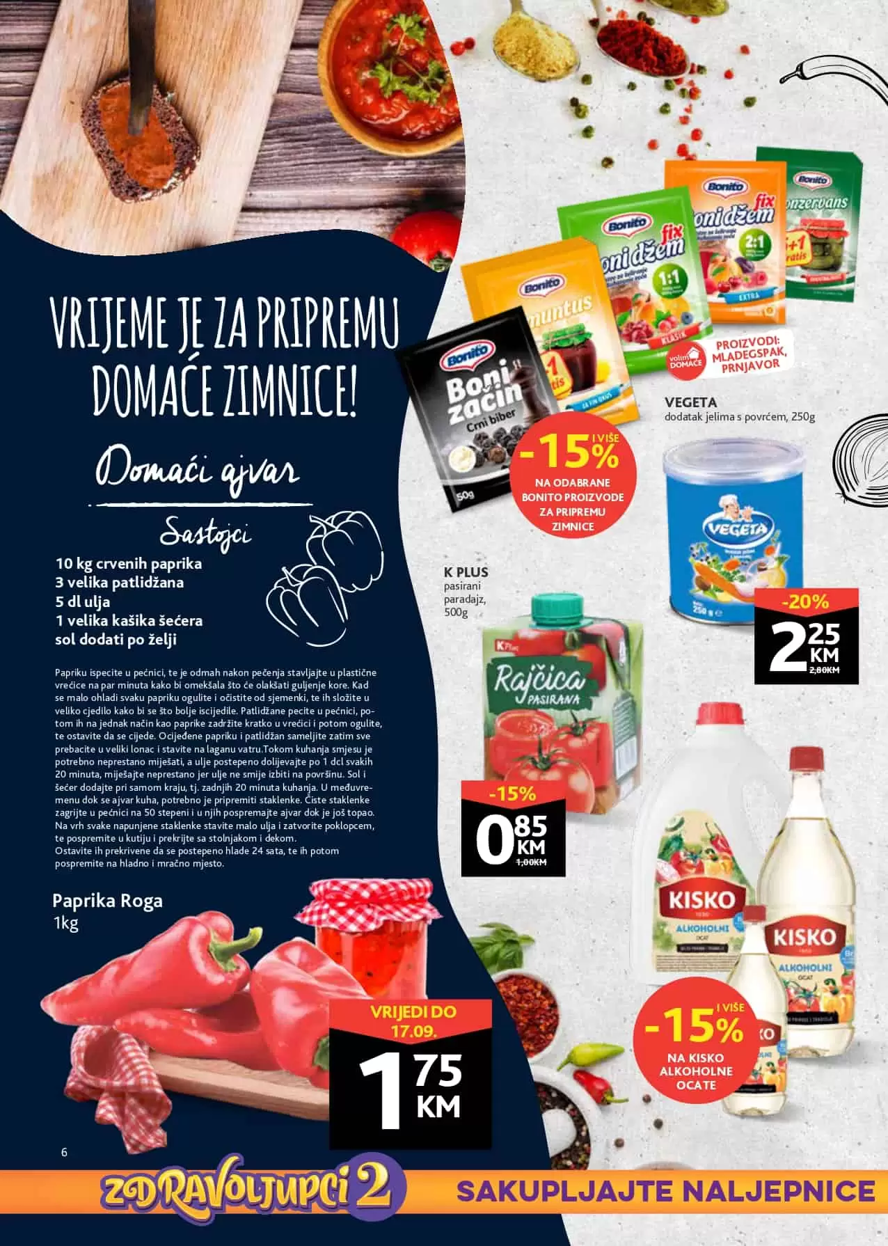 zdravoljupci. Konzum katalog. konzum snizenje.  vegeta. gdje kupiti kisko. 