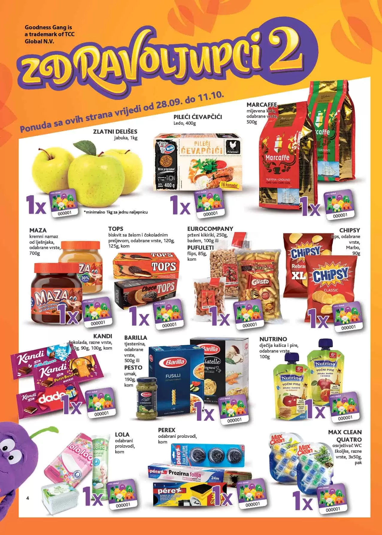 konzum snizenje. konzum katalog. konzum cijene.  sips. grickalice. 