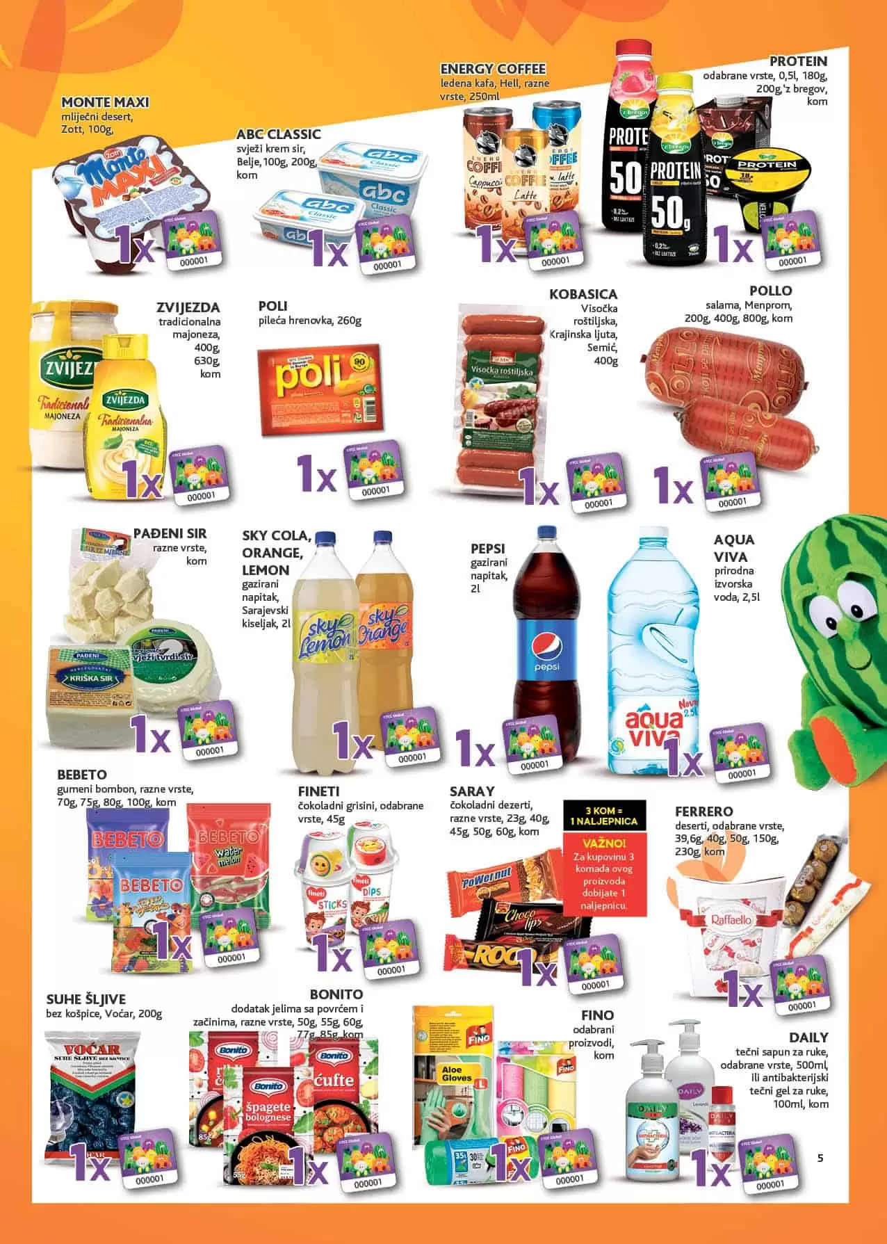 konzum snizenje. konzum katalog. konzum cijene.  mineralna voda. 