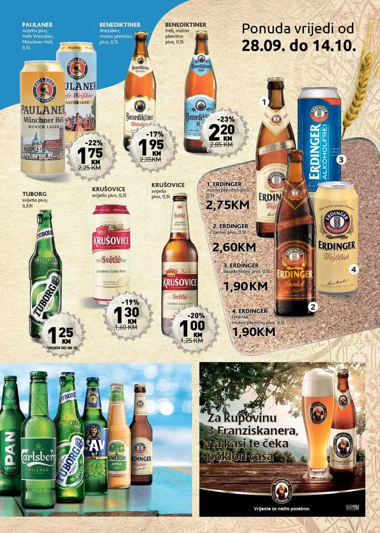 konzum snizenje. konzum katalog. konzum cijene.  tuborg pivo. 