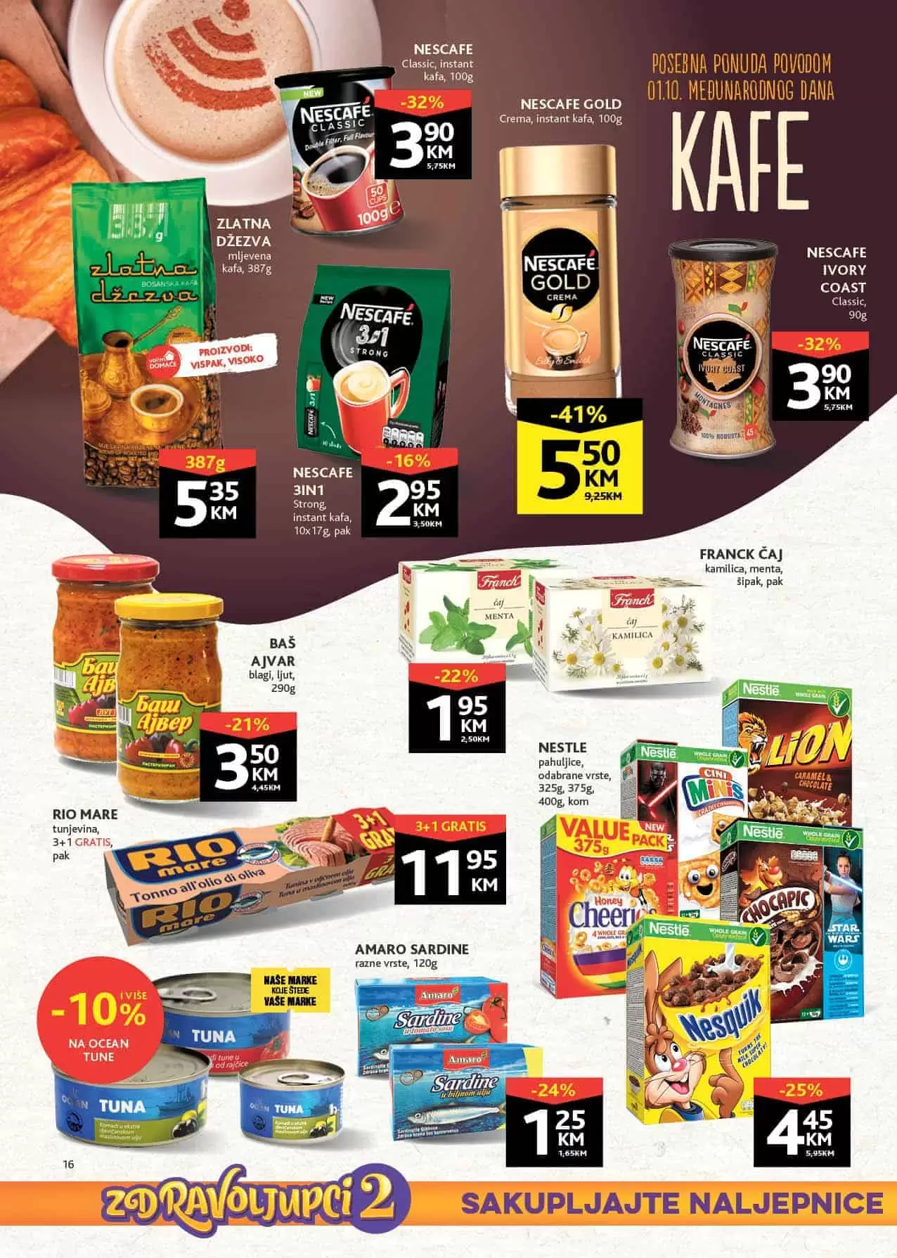 konzum snizenje. konzum katalog. konzum cijene.  kafa. instant kafa, 