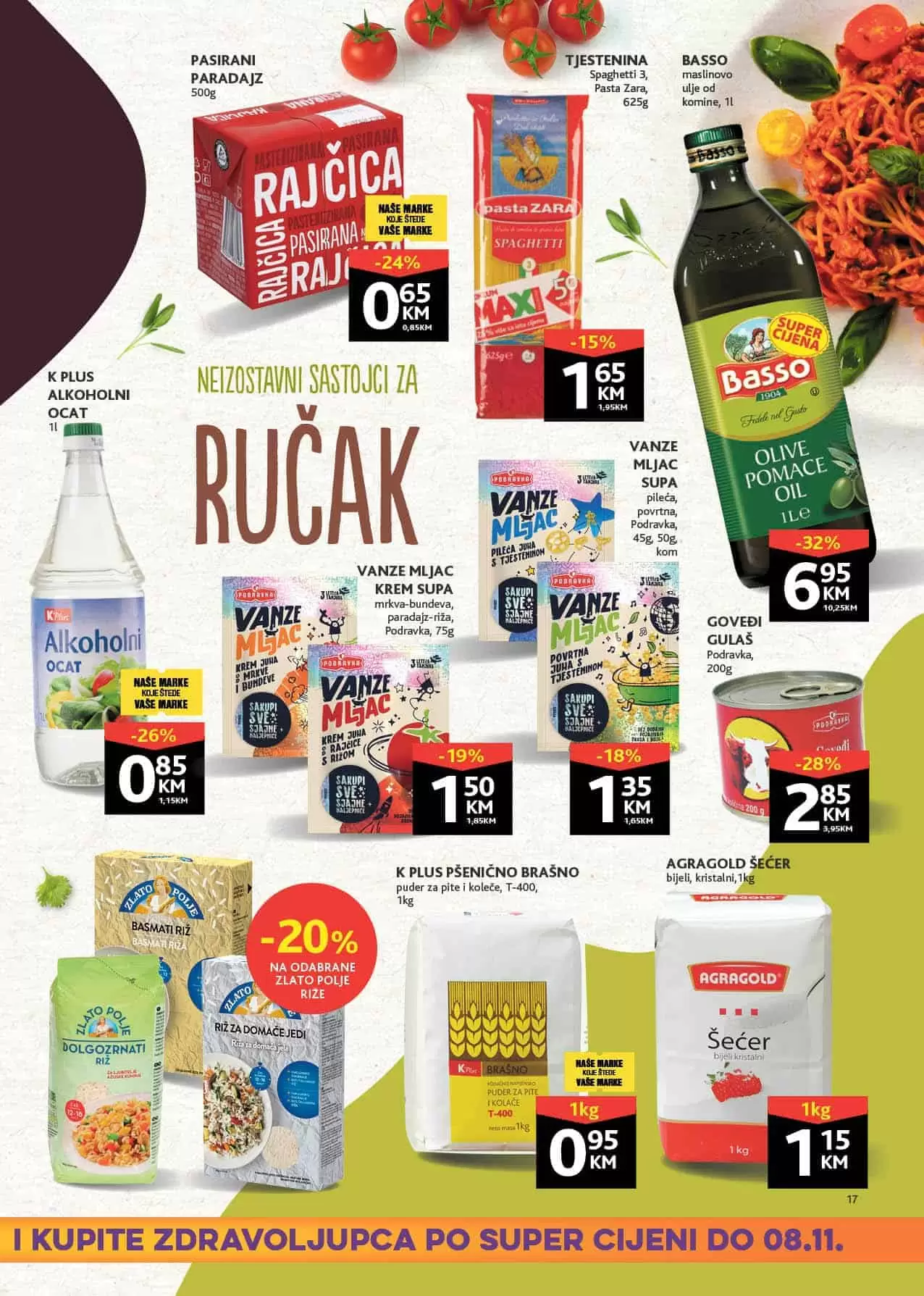 konzum snizenje. konzum katalog. konzum cijene.  basso maslinovo ulje. 