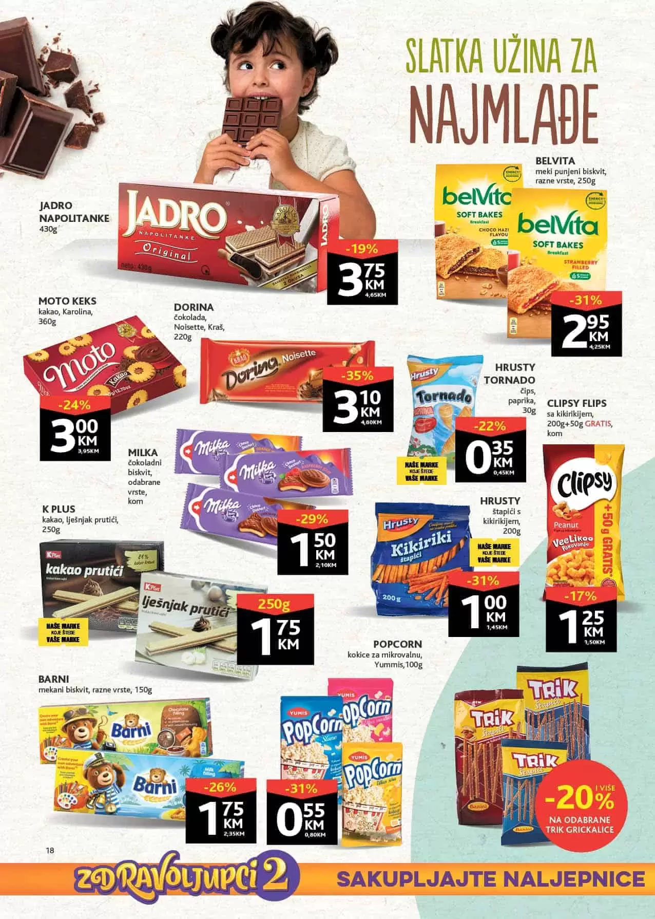 konzum snizenje. konzum katalog. konzum cijene.  jadro. cokolada. milka. 