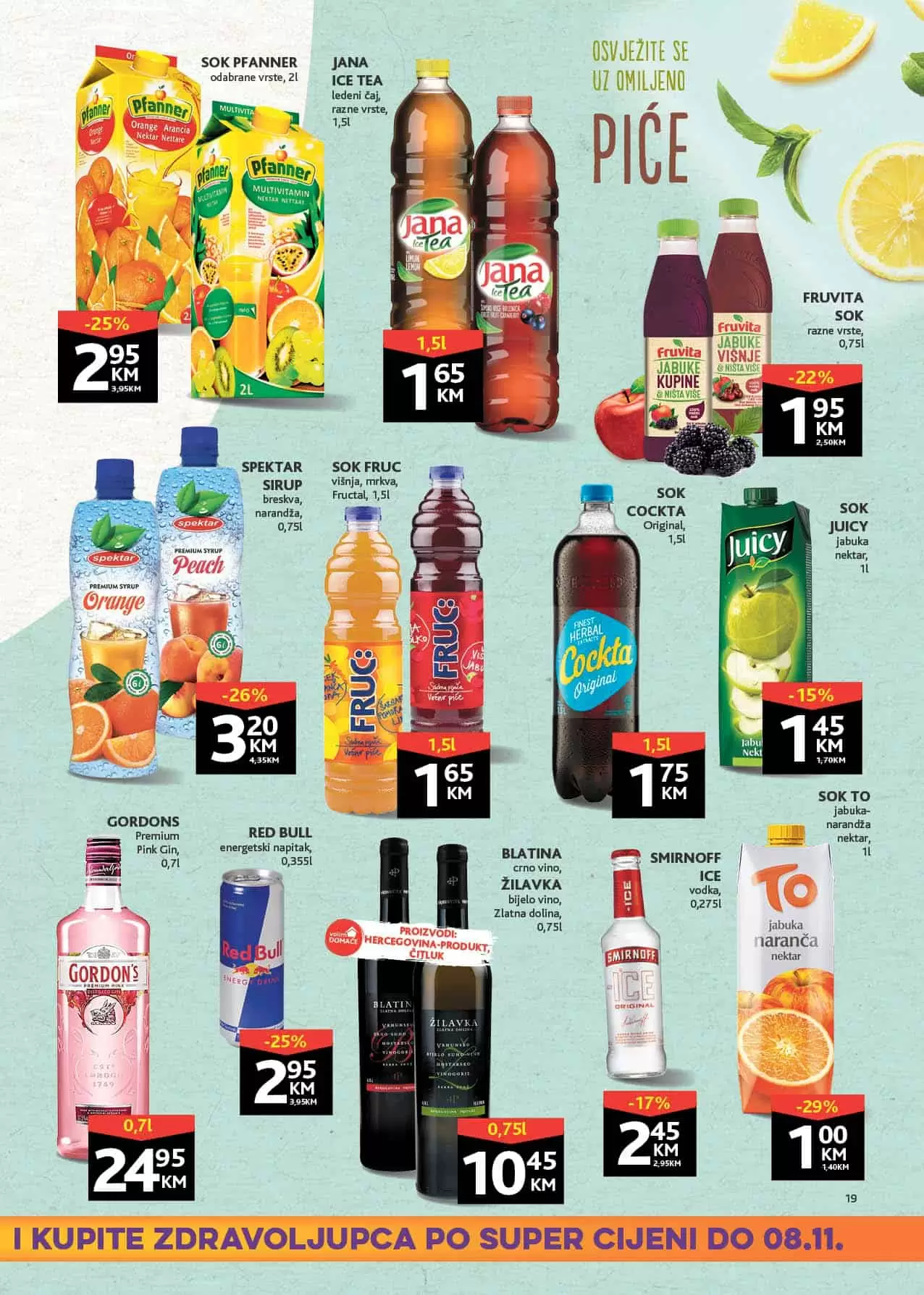 konzum snizenje. konzum katalog. konzum cijene.  sok. zdravi sok. prirodni sok. 