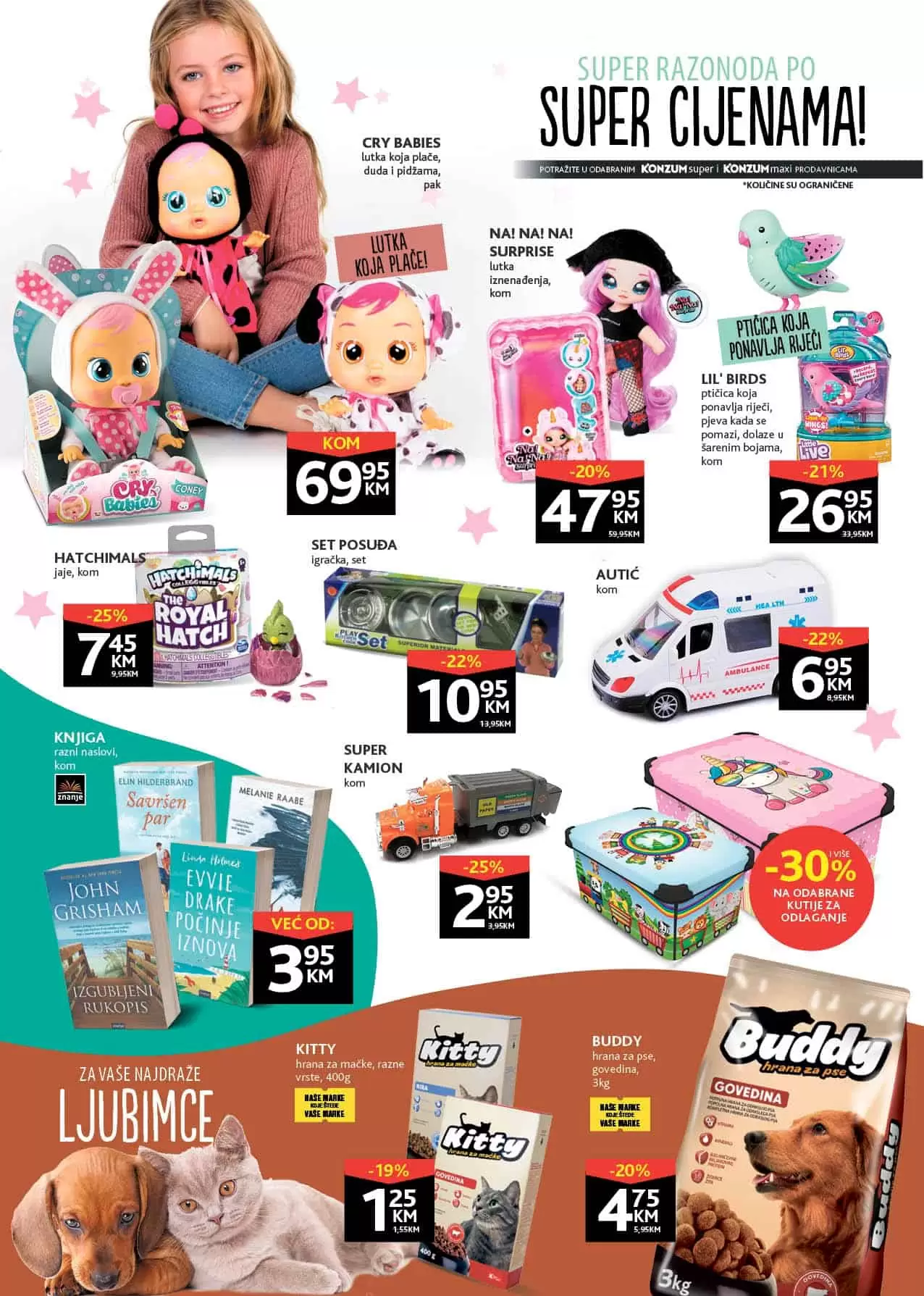 konzum snizenje. konzum katalog. konzum cijene.  igracke- lol lutkice. 