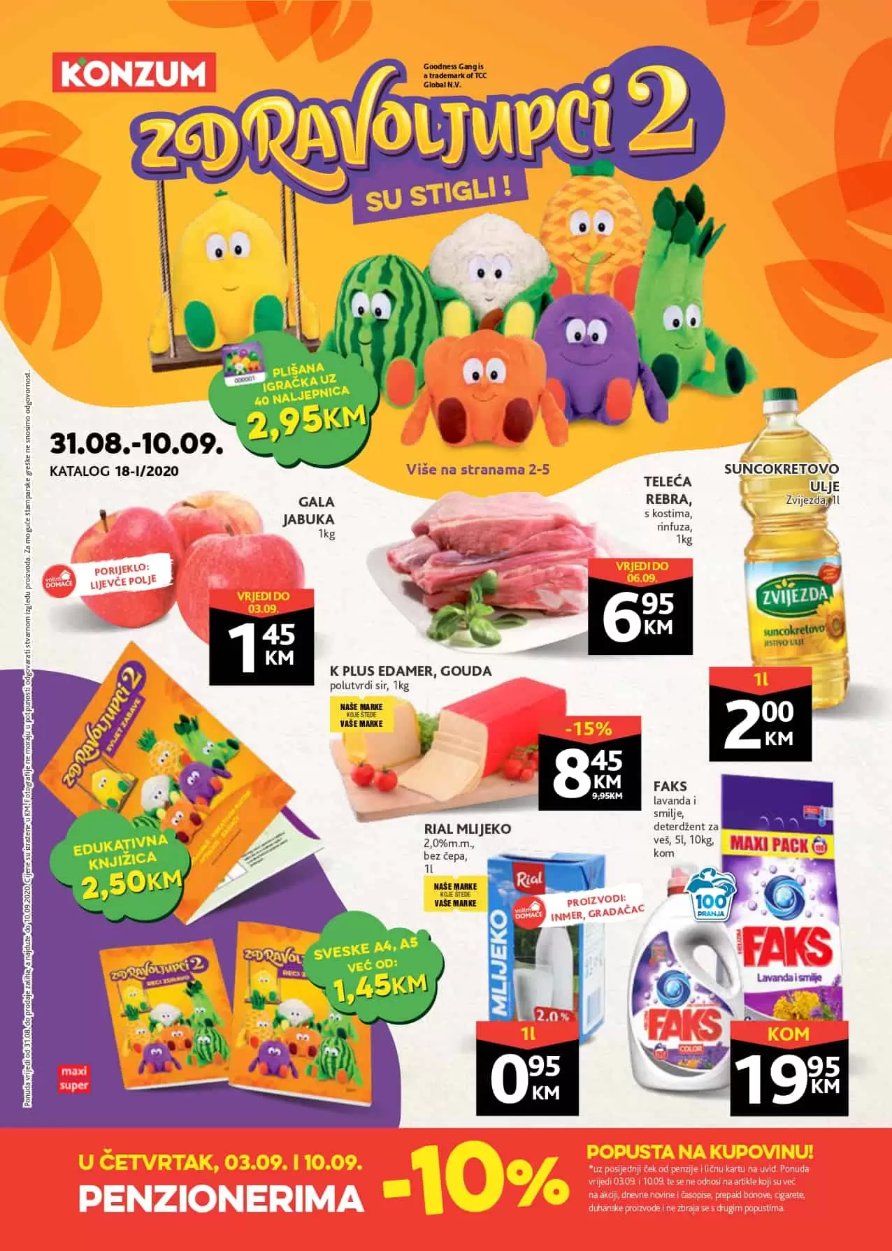 zdravoljupci u konzumu. konzum katalog. konzum snizenje. konzum popust. 