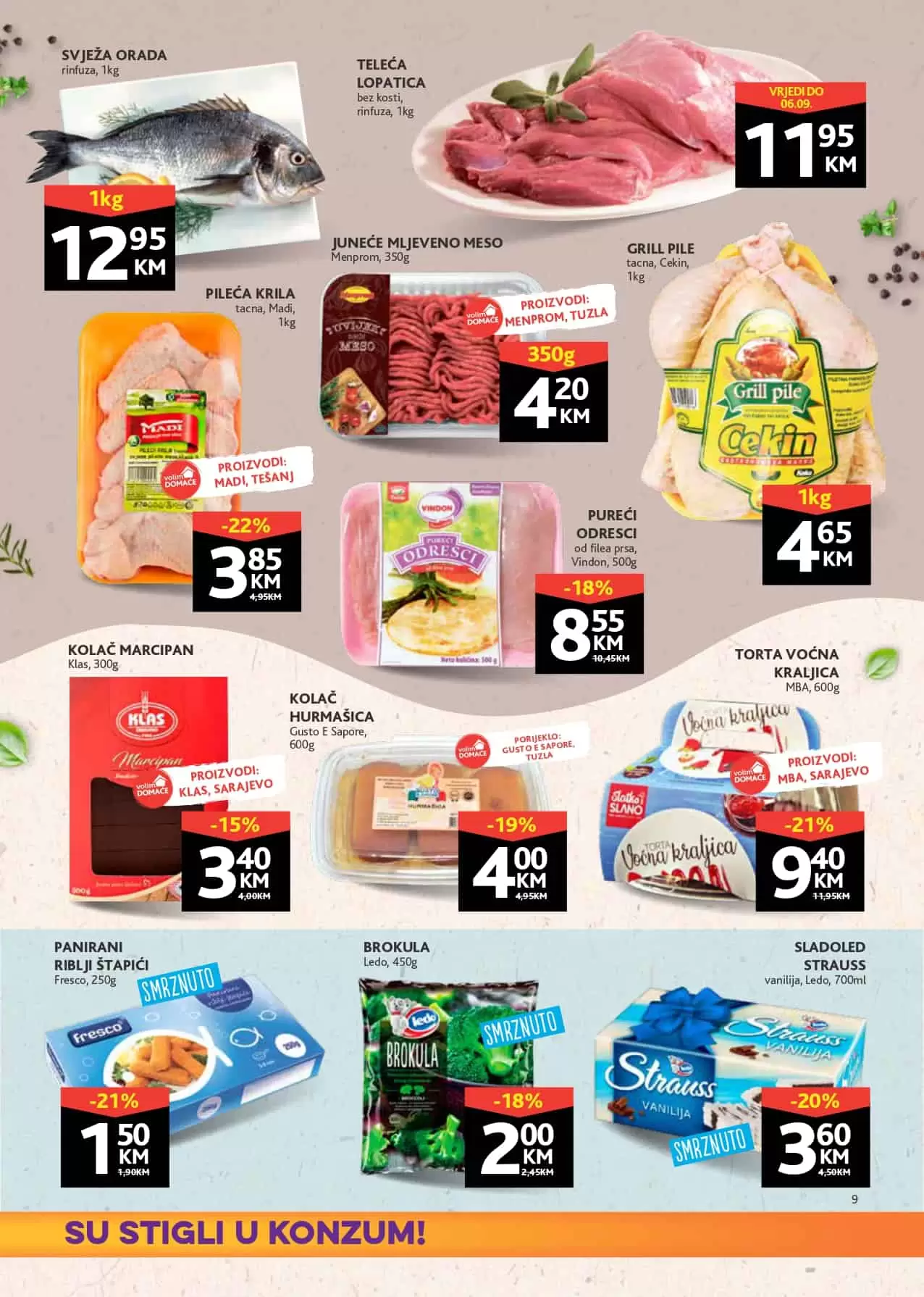 zdravoljupci u konzumu. konzum katalog. konzum snizenje. konzum popust. 