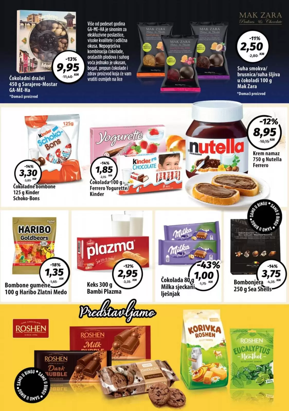 bingo sarajevo. bingo tuzla; bingo mostar; bingo cijene; najnize cijene u bih; gdje kupiti; kako ustedjeti ; plazma keks. milka cokoalda