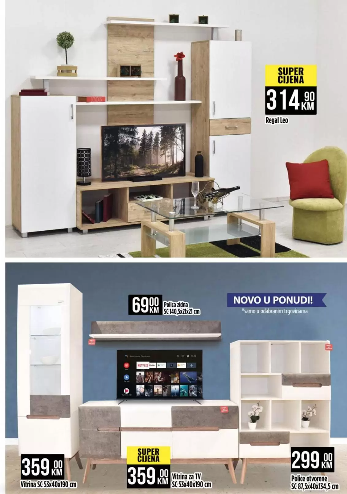 bingo katalog. bingo akcija. bingo snizenje. bingo popust. namjestaj sarajevo, namjestaj tuzla.  regal. polica.