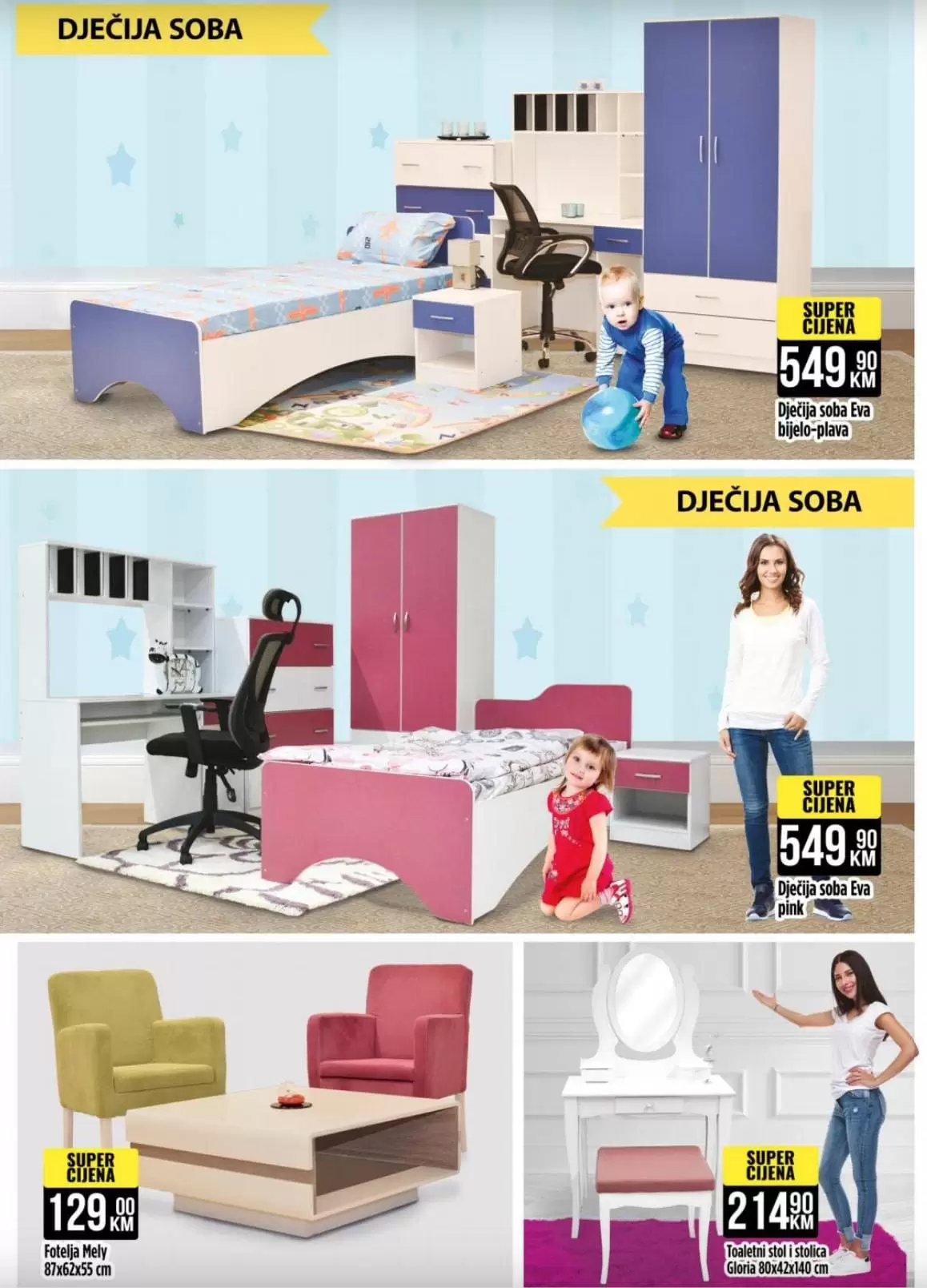 bingo katalog. bingo akcija. bingo snizenje. bingo popust. namjestaj sarajevo, namjestaj tuzla.  djecija soba.