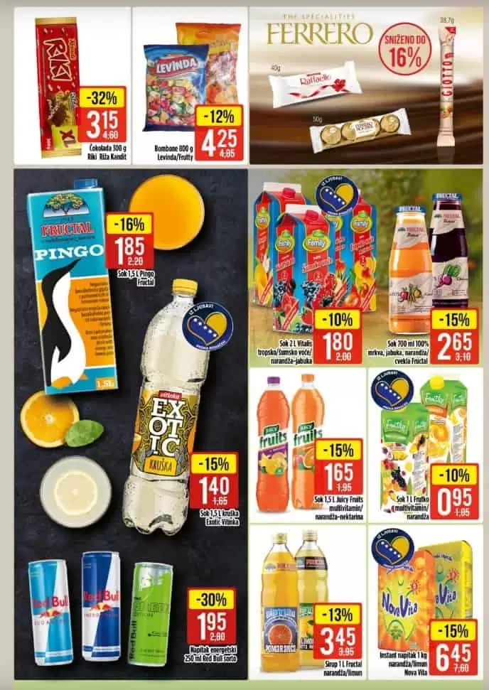 bingo katalog. bingo akcija. bingo popust. pingo sok. fructal sok.