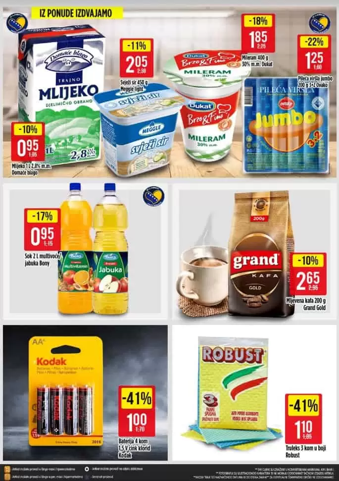 bingo akcija. bingo snizenje. bingo popust.  bingo katalog.  mlijeko. varta baterije. kafa. grand kafa.