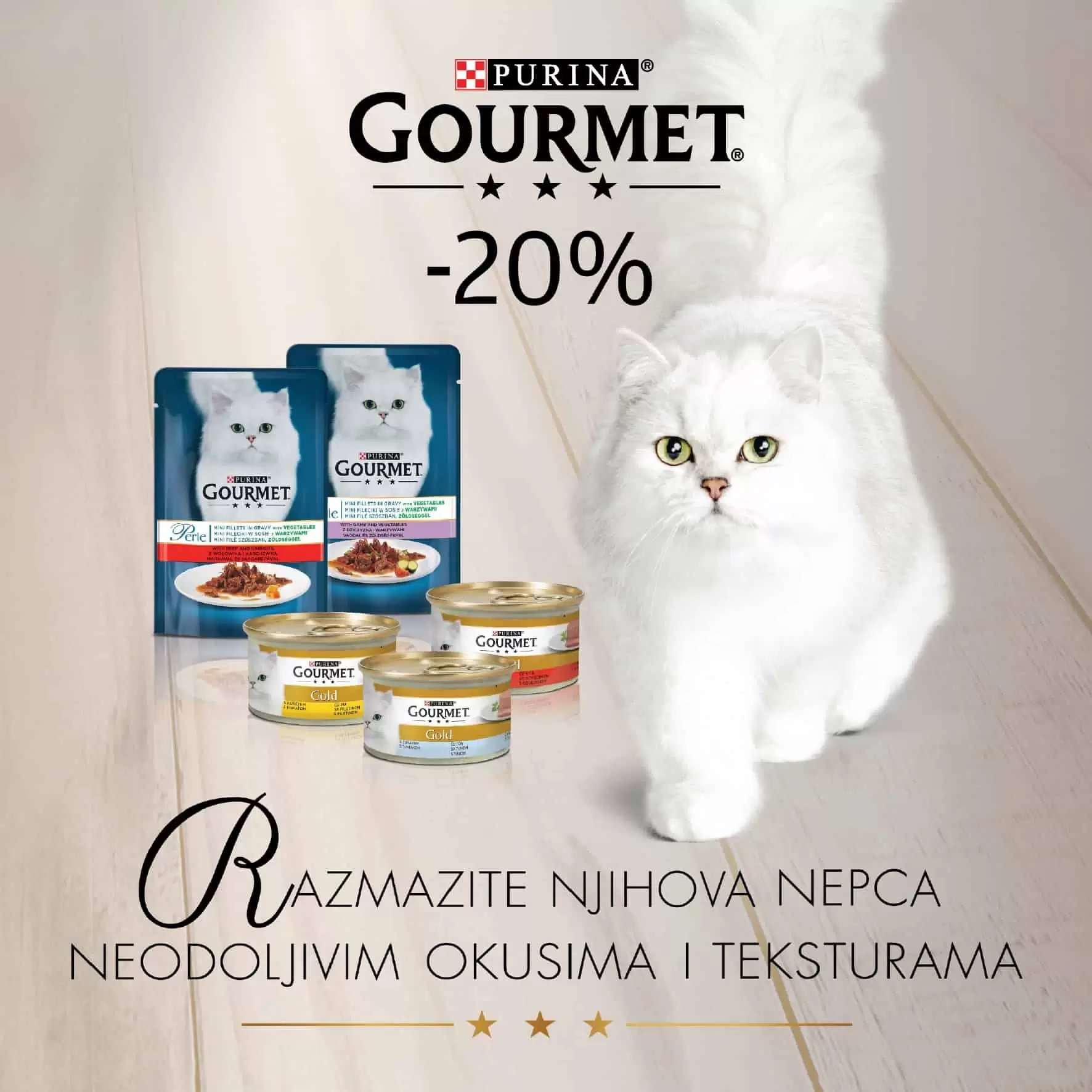 gourmet hrana za kucne ljubimce. 