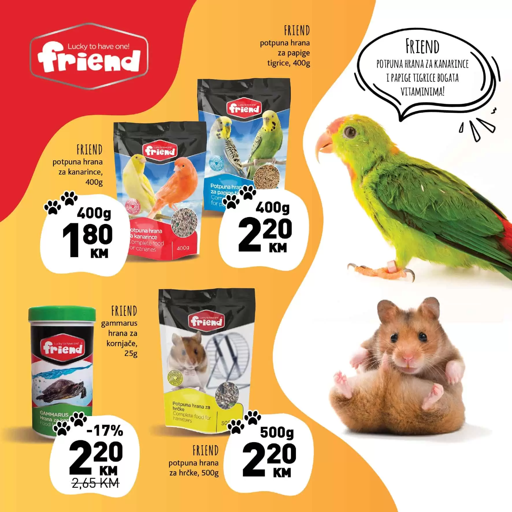 kakvu hranu vole cuke