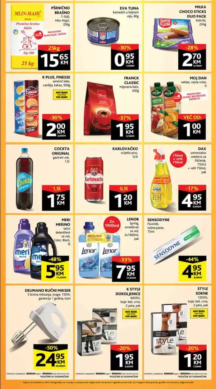 Konzum akcijski katalog. korona virus. snizenje. akcija. popusti. snizeno. ramazan.