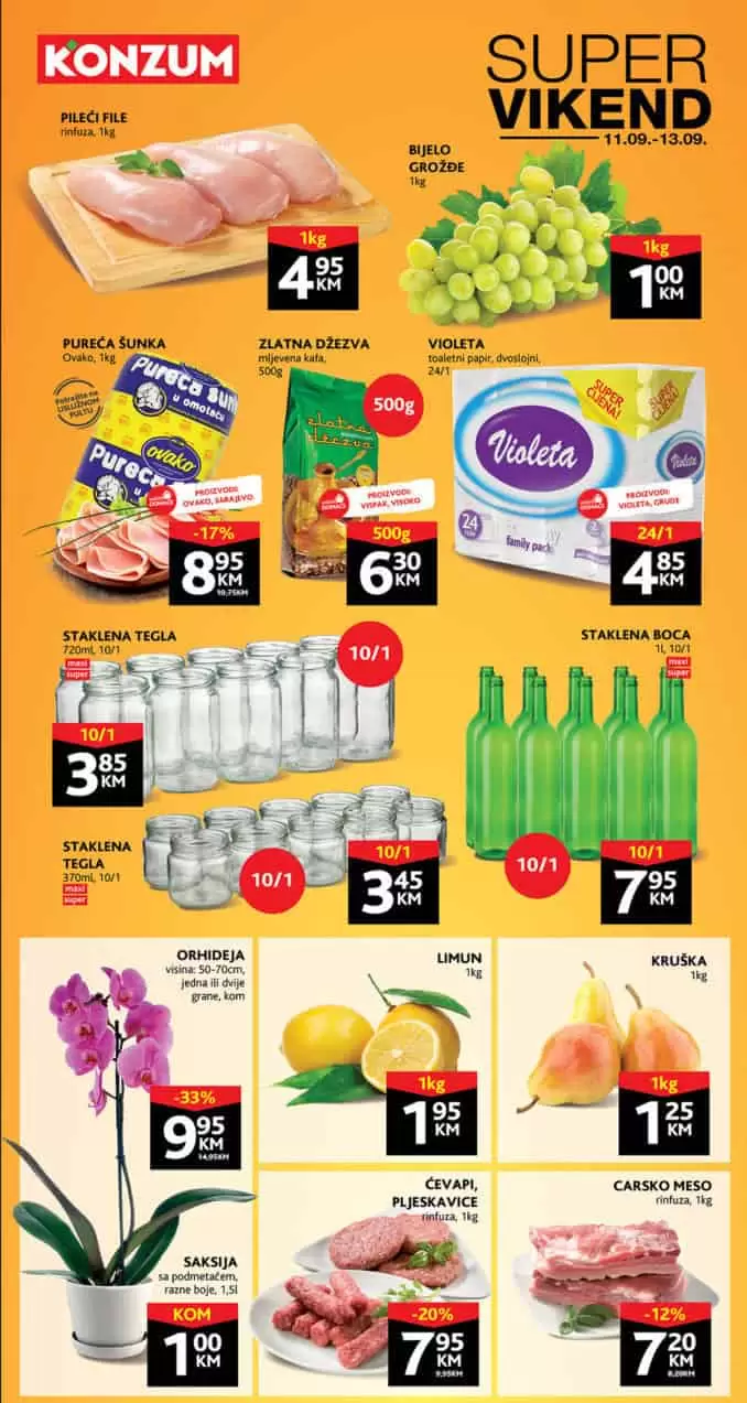 konzum akcija. konzum katalog. konzum vikend akcija. konzum snizenje.