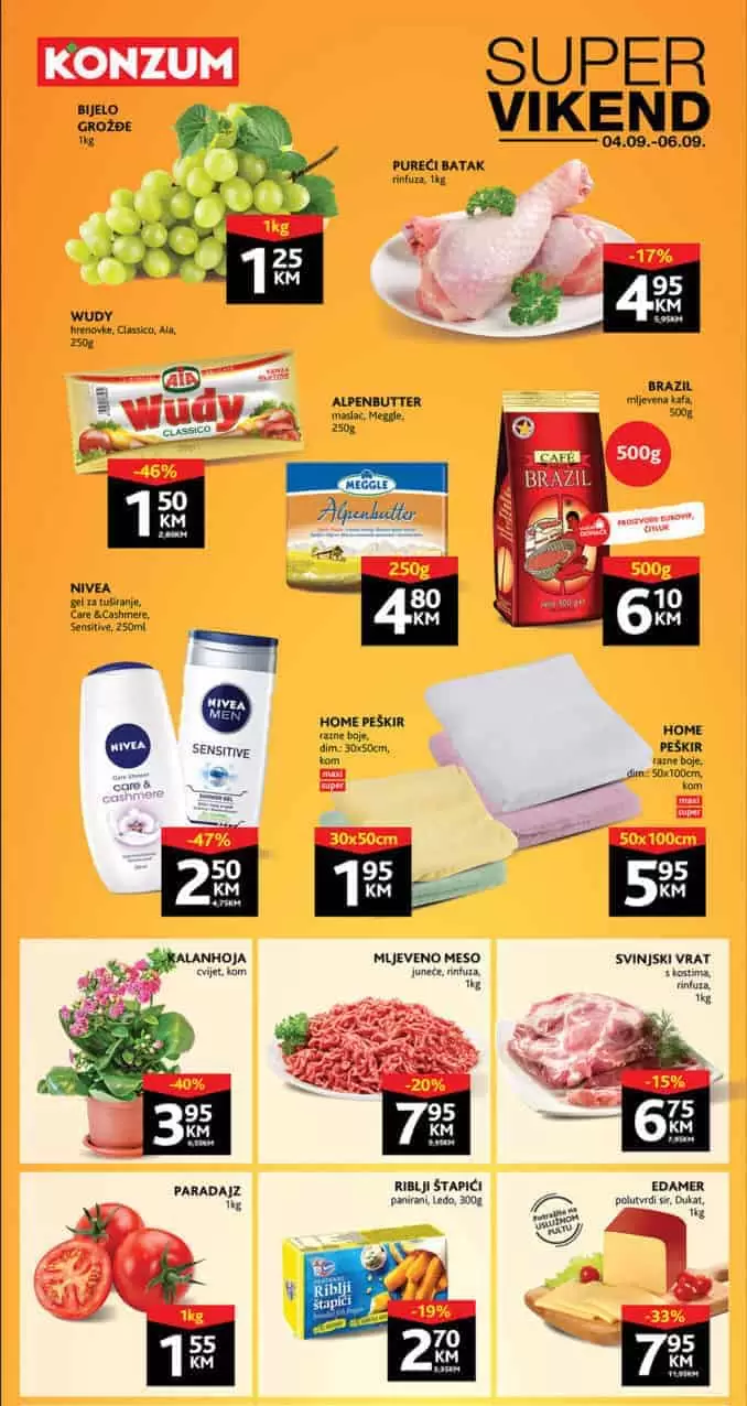 konzum katalog. konzum akcija. snizenje. akcija. popust.