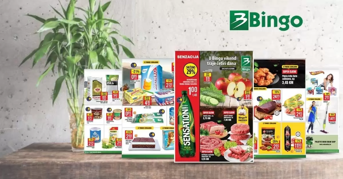 bingo katalog. bingo tuzla.snizenje. akcija. popust. vileda spuzve. mop za ciscenje podova.