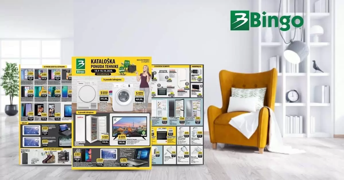 bingo tehnika. bingo katalog. bingo snizenje. fen. pegla