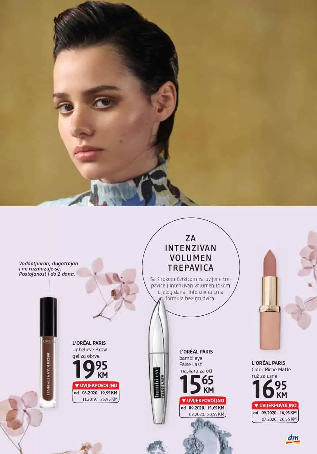 make up. dekorativna kozmetika. snizenje. akcija. popusti. dm katalog. 