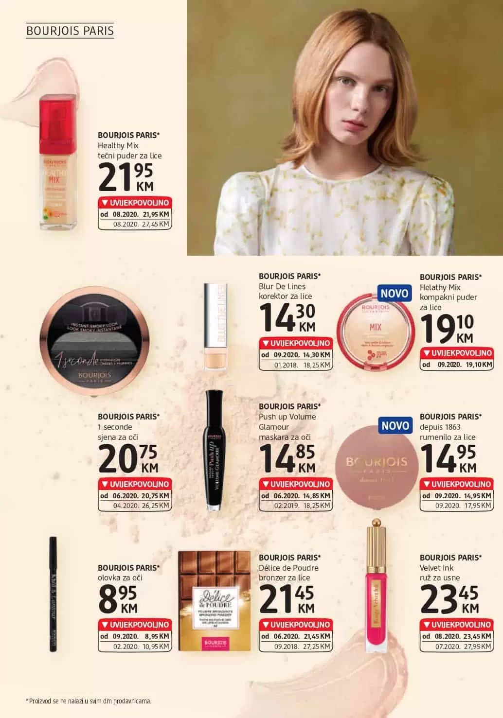 dm katalog. dm drogerie markt. dm snizenje. dm akcija. dm popusti.  bourjois make up. 