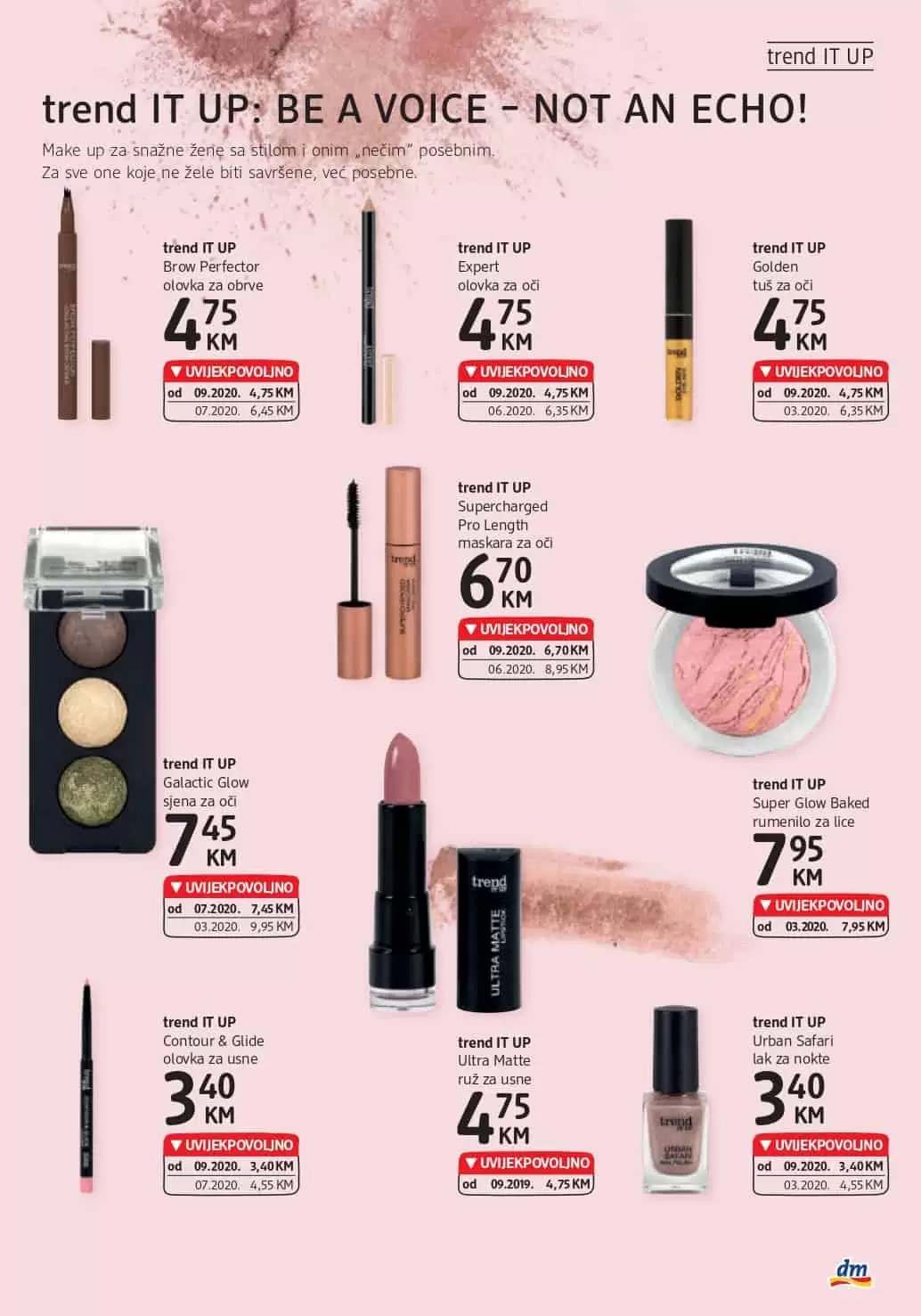 dm katalog. dm drogerie markt. dm snizenje. dm akcija. dm popusti.  sjene 