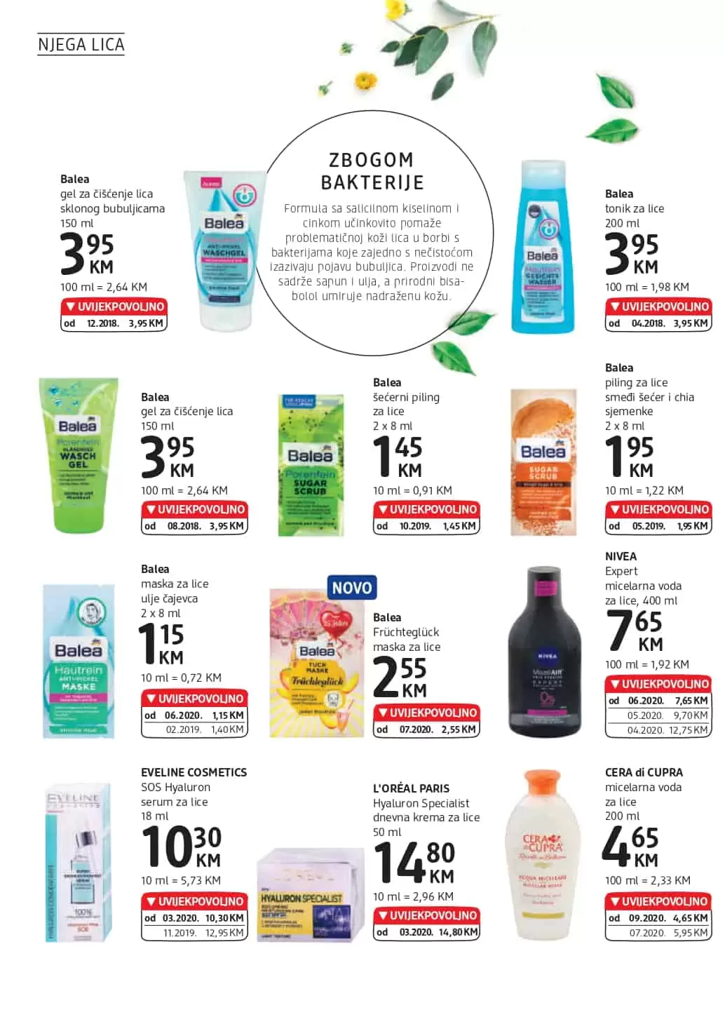 dm katalog. dm drogerie markt. dm snizenje. dm akcija. dm popusti.  balea, 