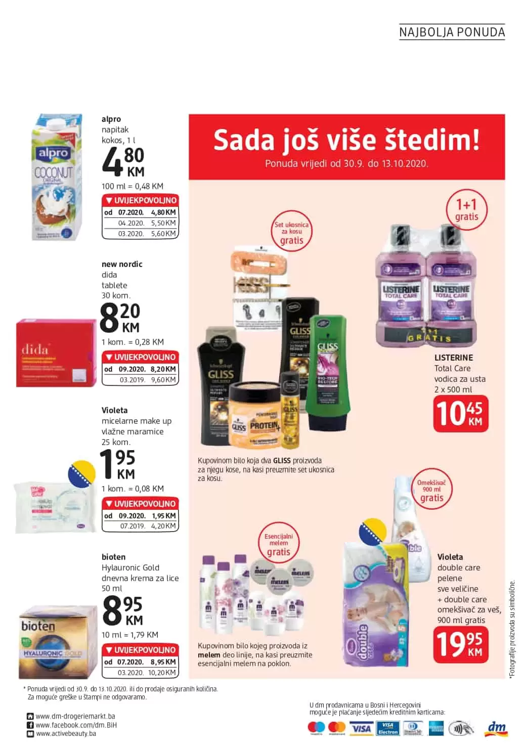 dm katalog. dm drogerie markt. dm snizenje. dm akcija. dm popusti.  sad jos vise stedim. dm. 2+1 gratis. gratis uz kupivinu. 