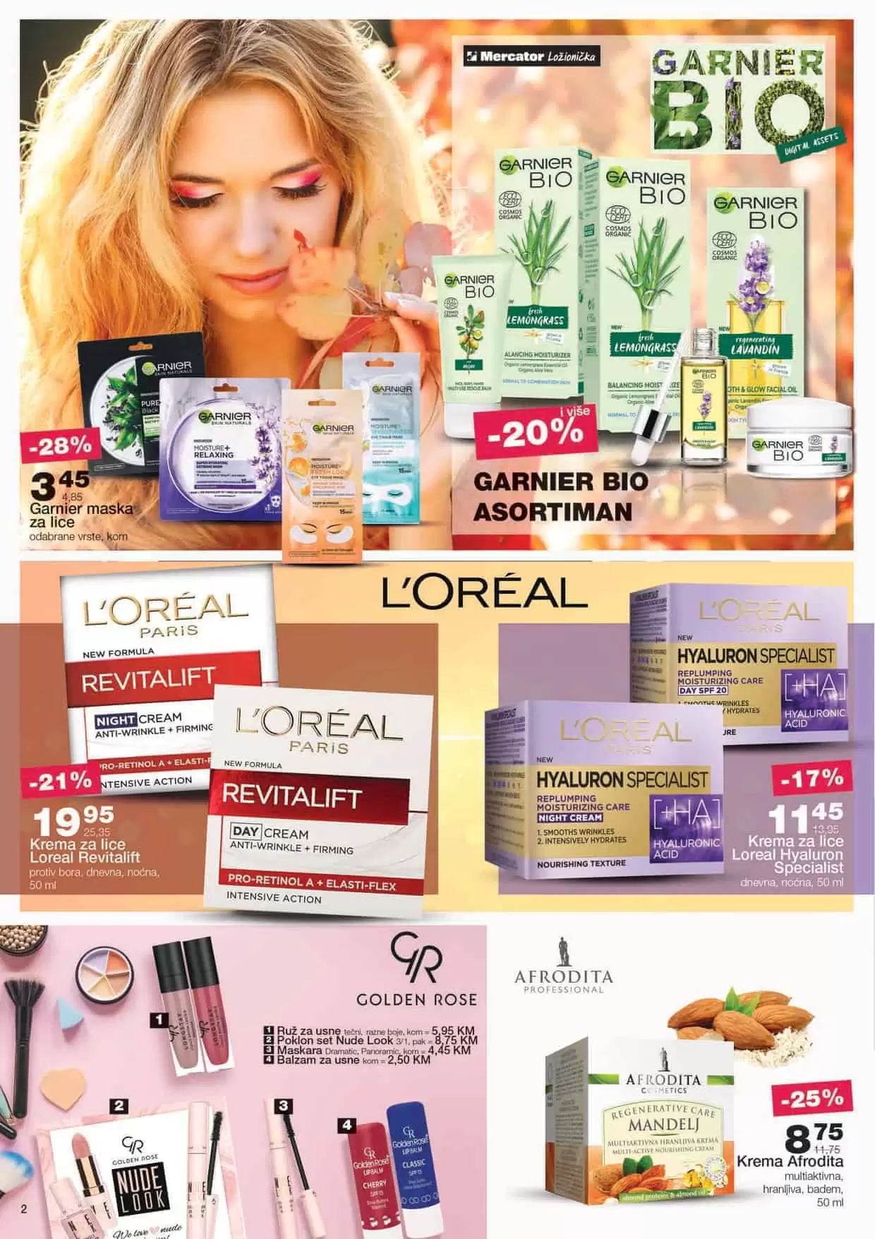 mercator katalog. mercator snizenje. mercator popust. mercator lozionicka.  njega tijela. kreme za lice 