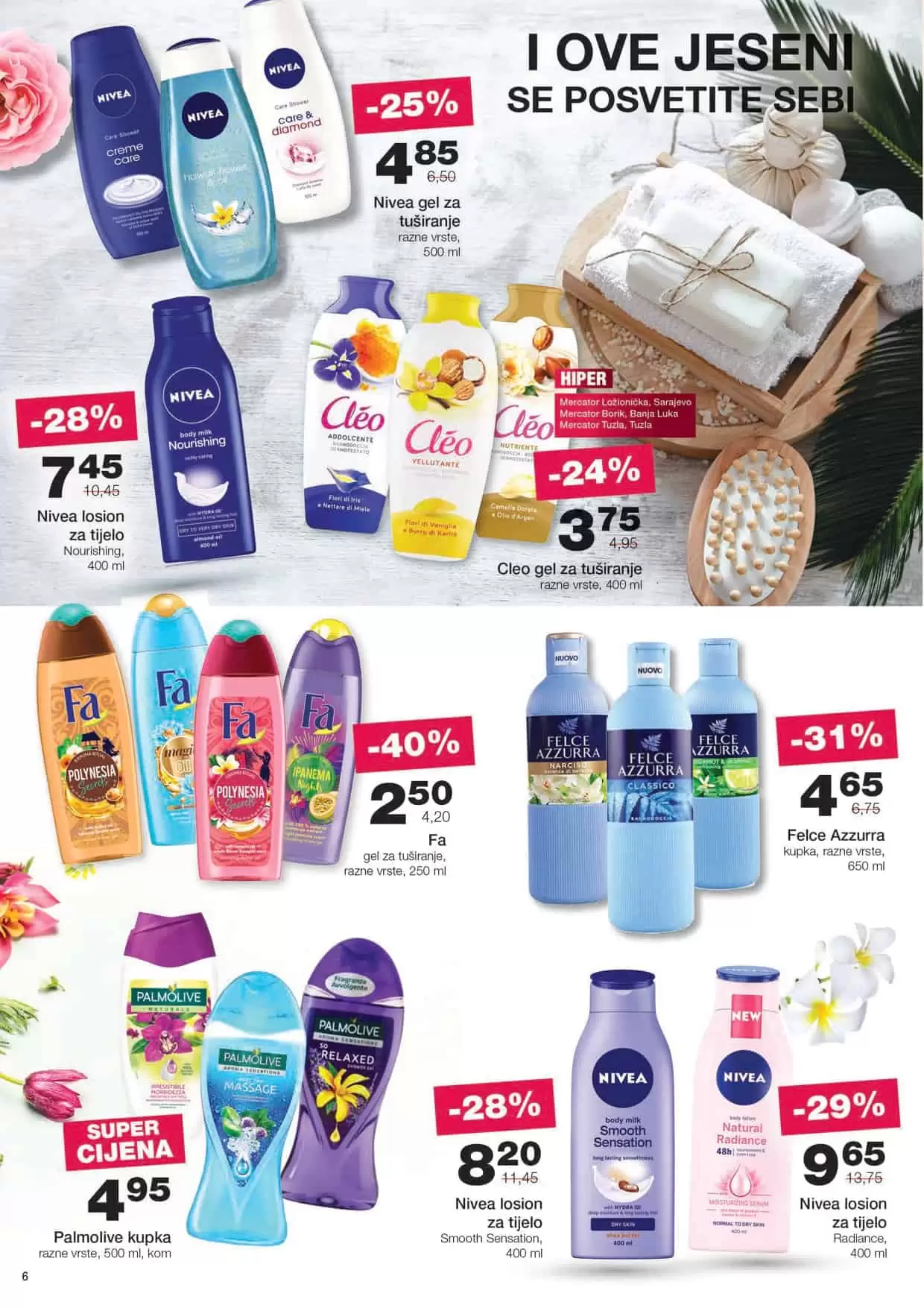 mercator katalog. mercator snizenje. mercator popust. mercator lozionicka.  nivea losion za tijelo. 