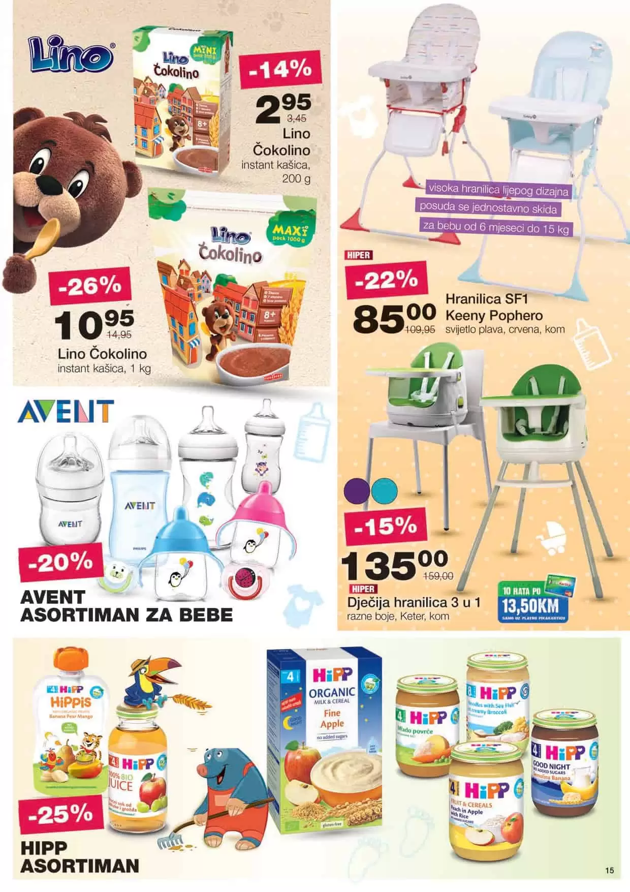 mercator katalog. mercator snizenje. mercator popust. mercator lozionicka.  stolica za bebe. hippo. cokolino. lino. 