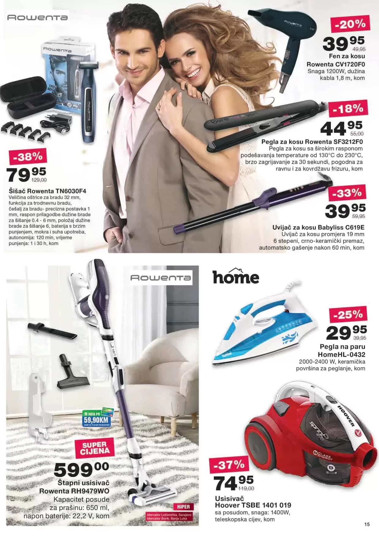 mercator katalog. mercator lozionicka. mercator rasprodaja. usisivac. pegla. pegla za kosu