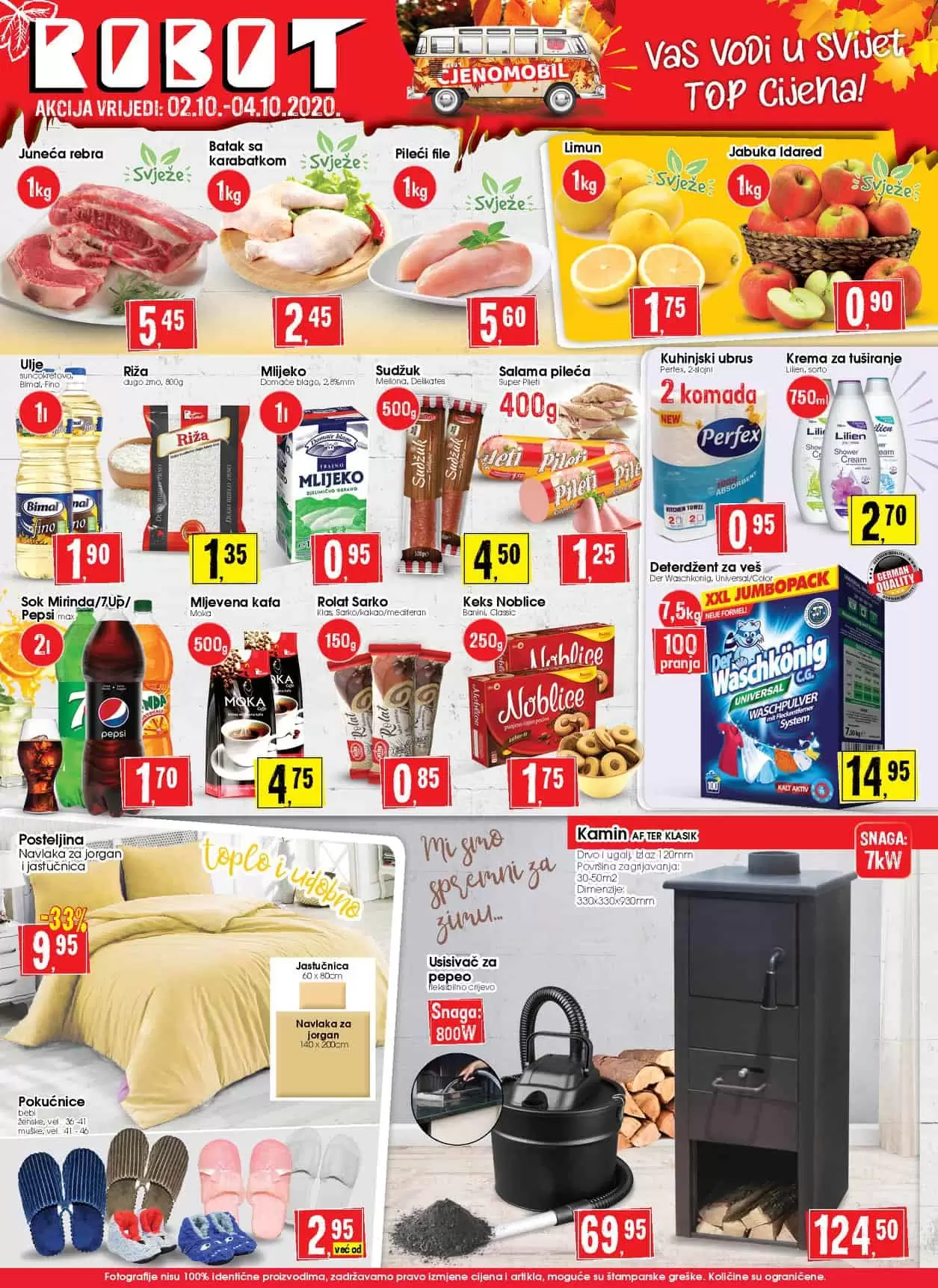 robot akcijski katalog. robot vikend akcija. snizenje. popust. 