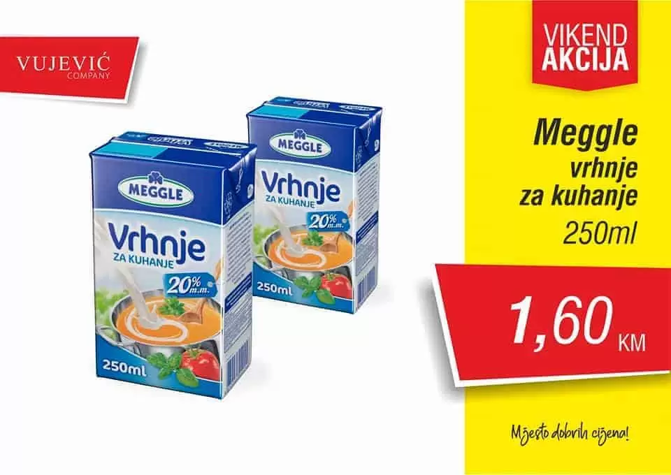 vujevic katalog. vujevic akcija. vujevic zenica. vujevic snizenje. meggle jogurt