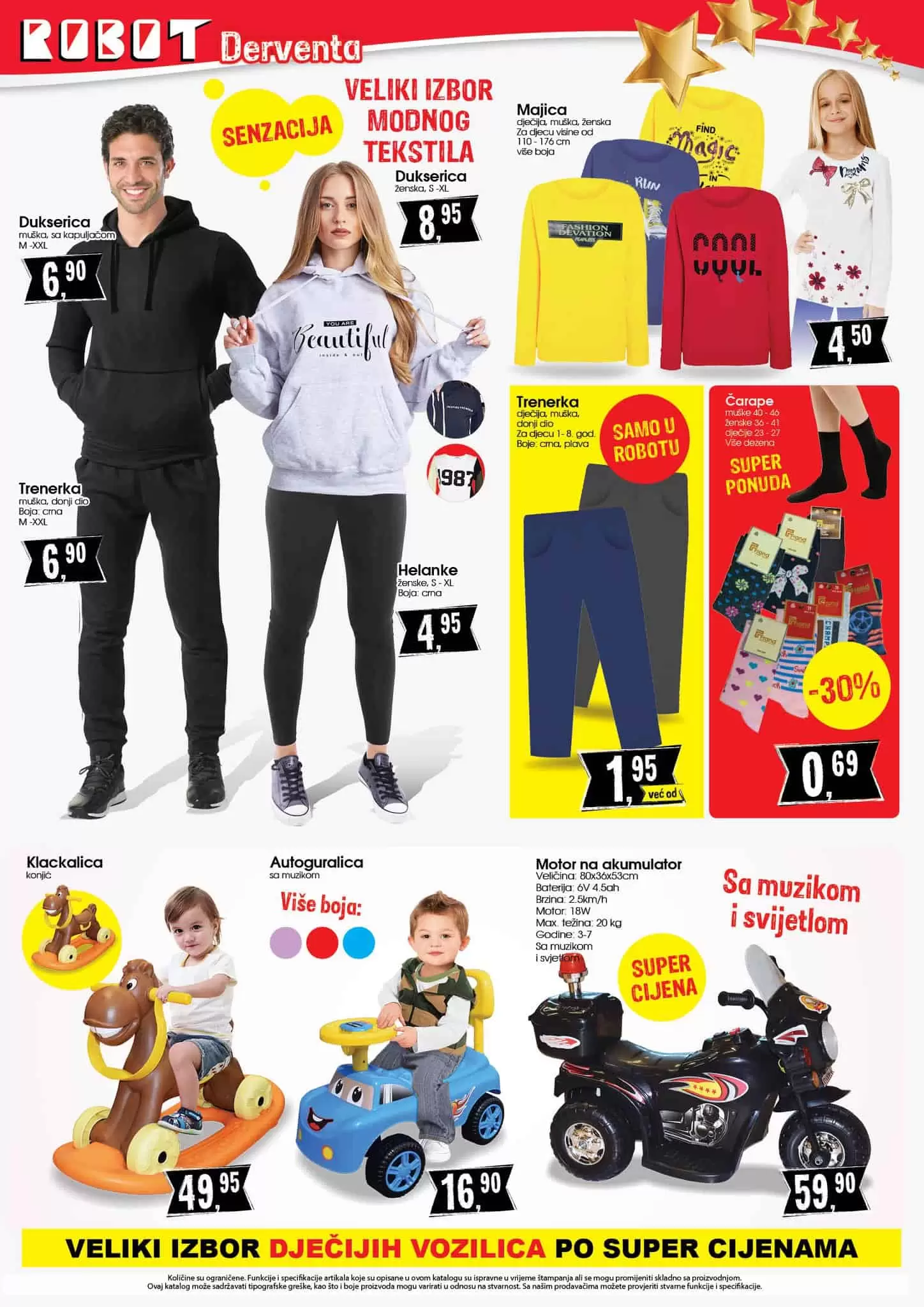 Robot akcijski katalog. snizenje. akcija. popust. snizeno. 