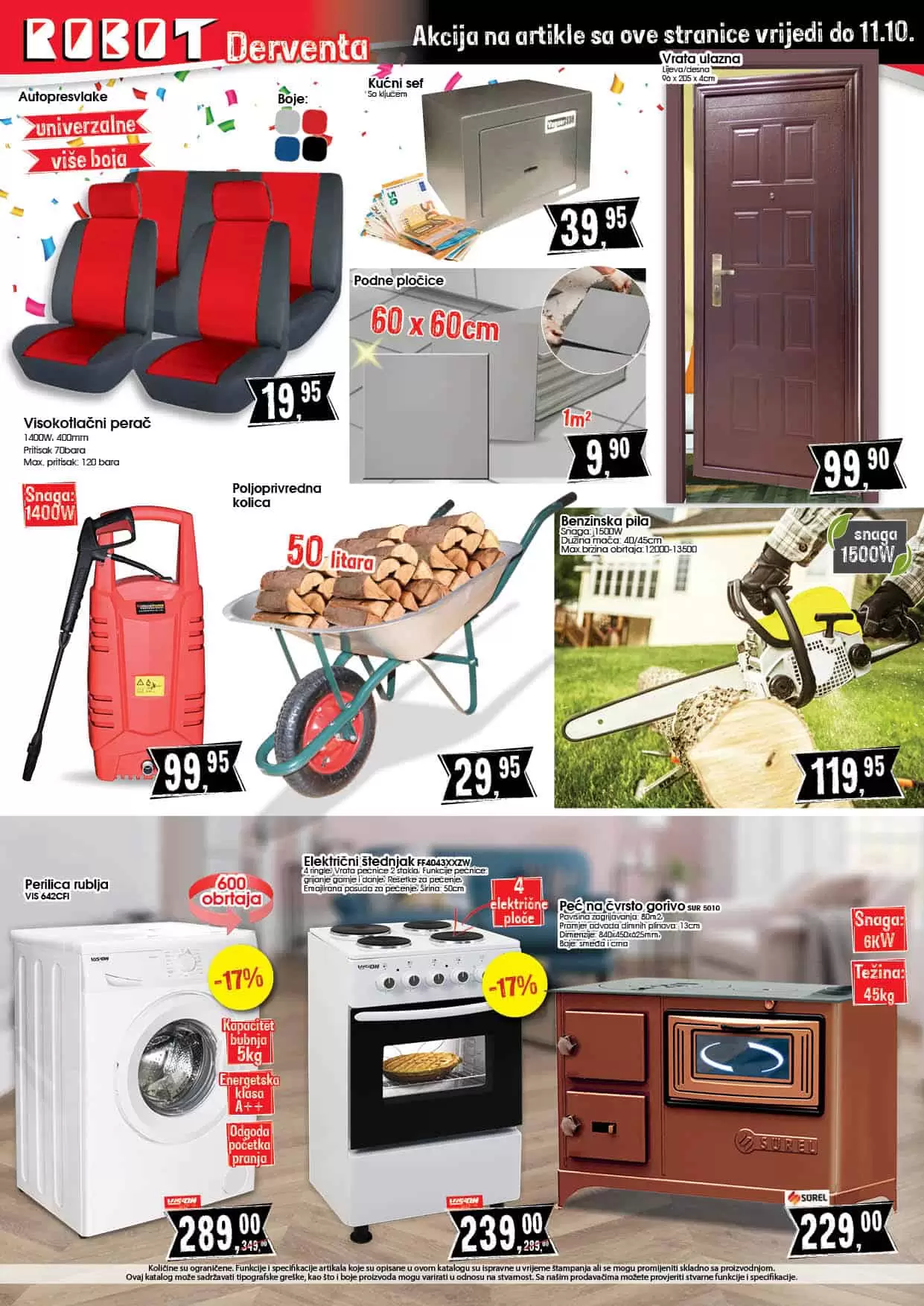 Robot akcijski katalog. snizenje. akcija. popust. snizeno. 