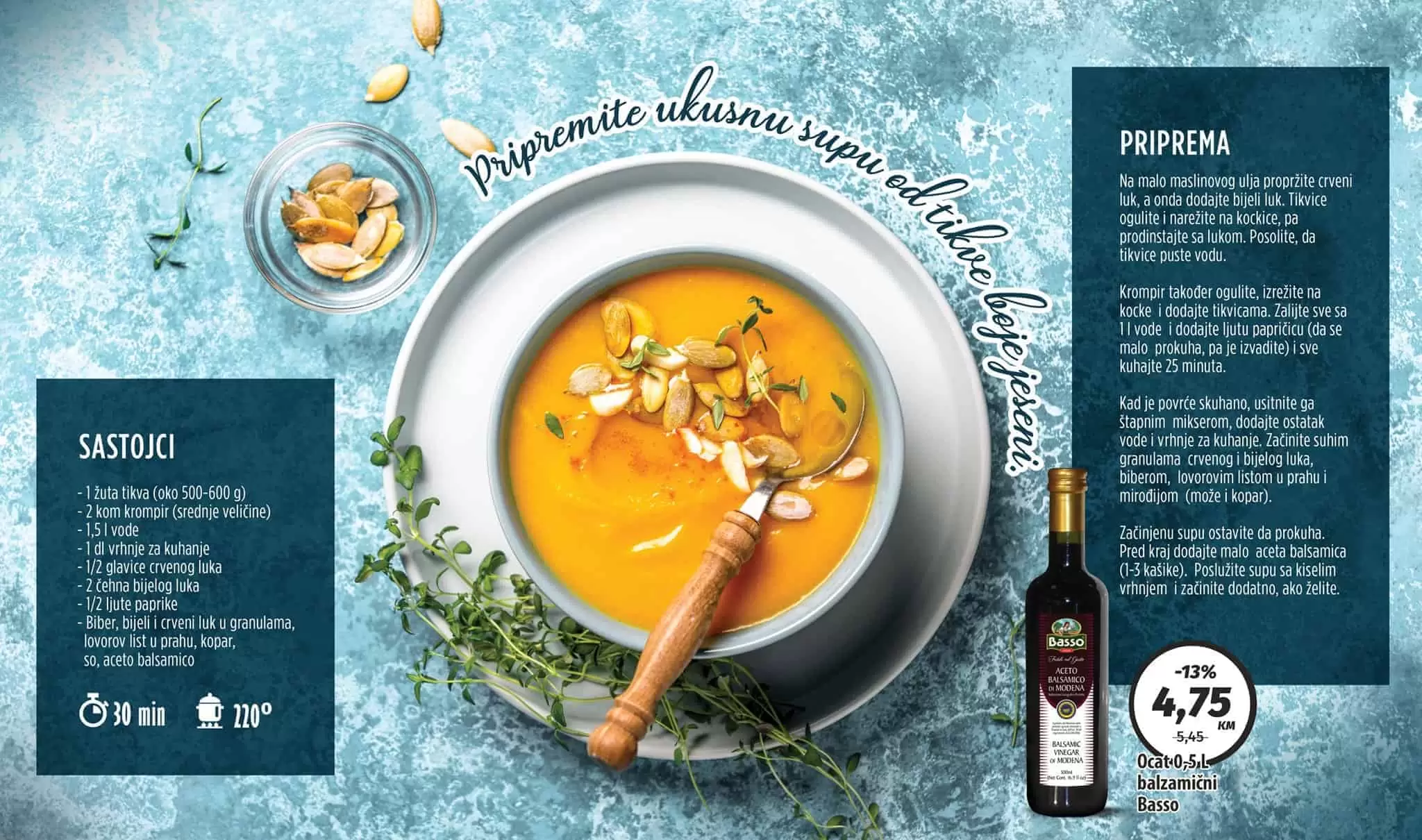 zin plus. bingo snizenje. bingo akcija. bingo popust.  supa od tikve