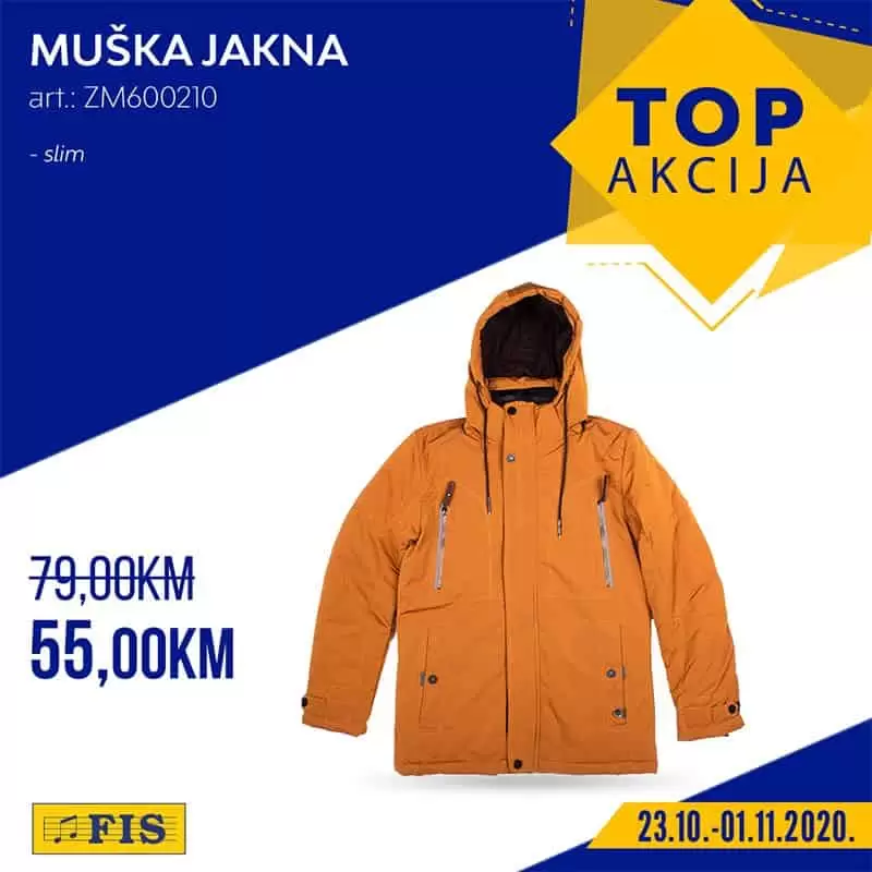 fis akcija. fis snizenje. fis popust.  muska jakna. zimska jakna. 