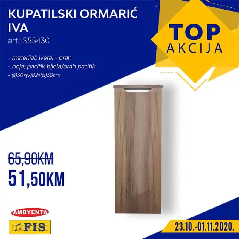 fis akcija. fis snizenje. fis popust.  kupatilski ormaric. 