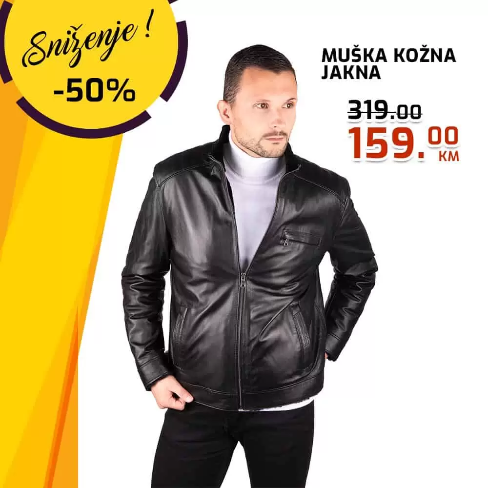 fis sniženje 50% kozne jakne. muska kozna jakna. zenska kozna jakna.